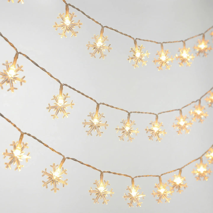Frostlume - Snowflake-Shaped LED String Lights