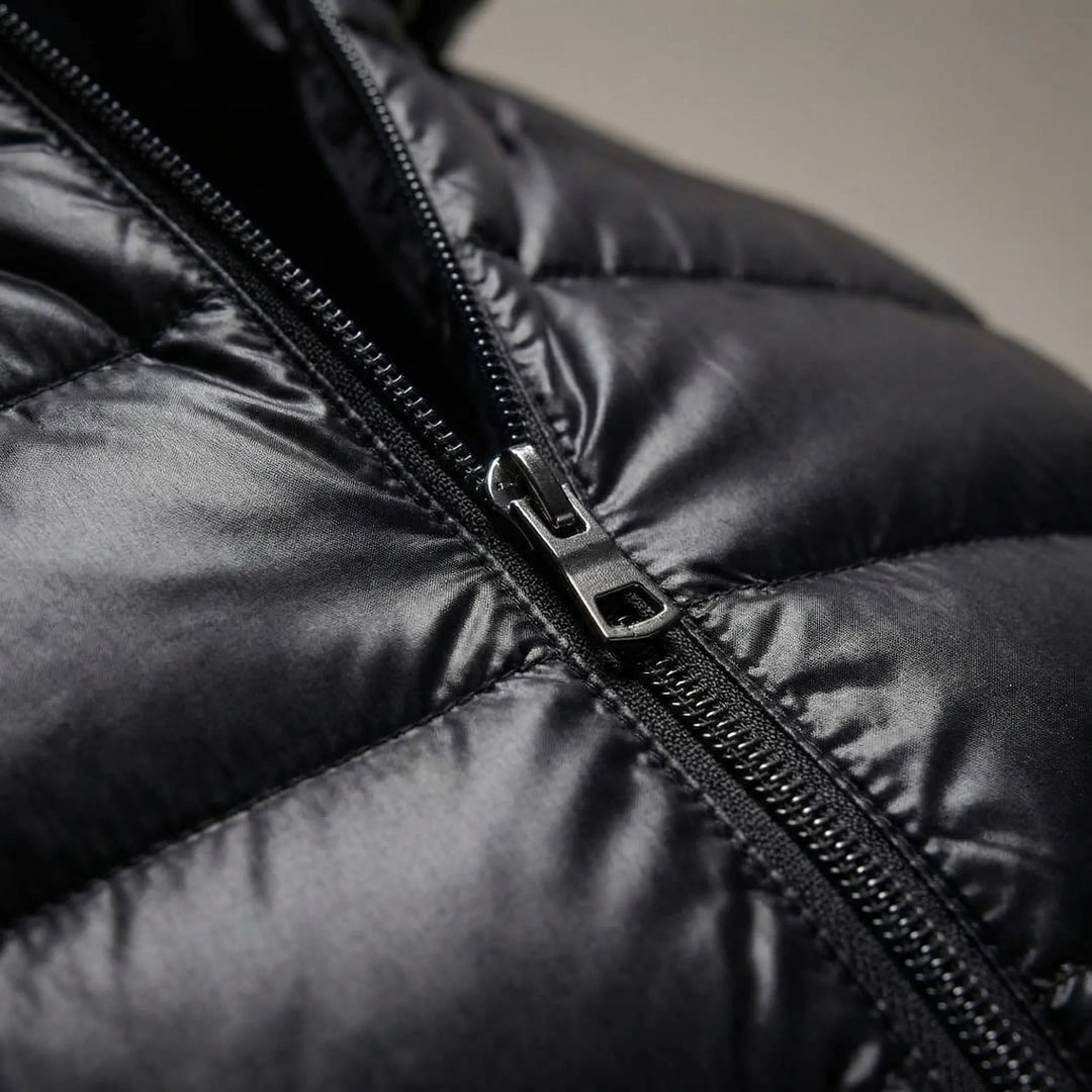 Frostlyn - Long Hooded Quilted Puffer Jacket