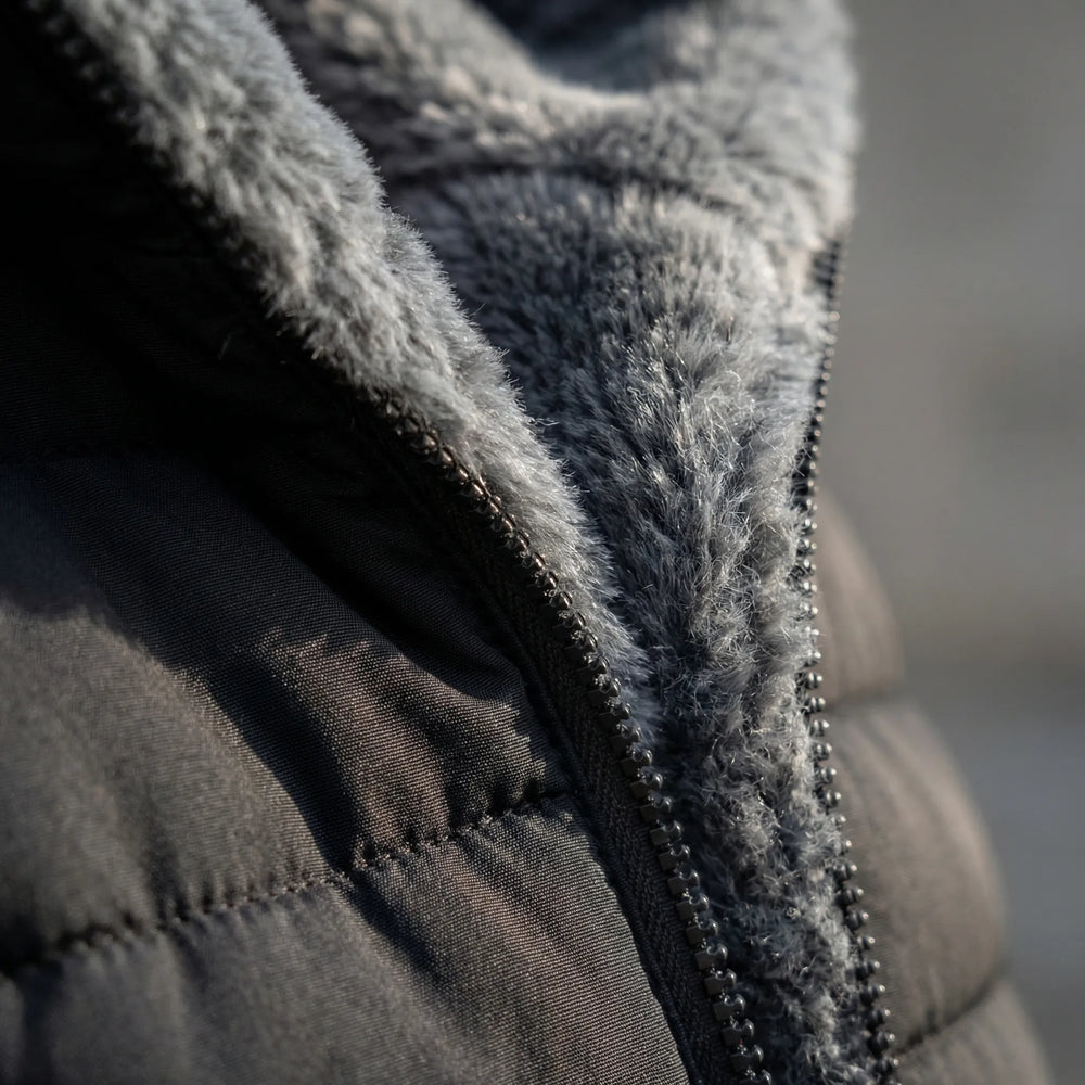 Frostlyne - Quilted Hooded Mid-Length Winter Jacket