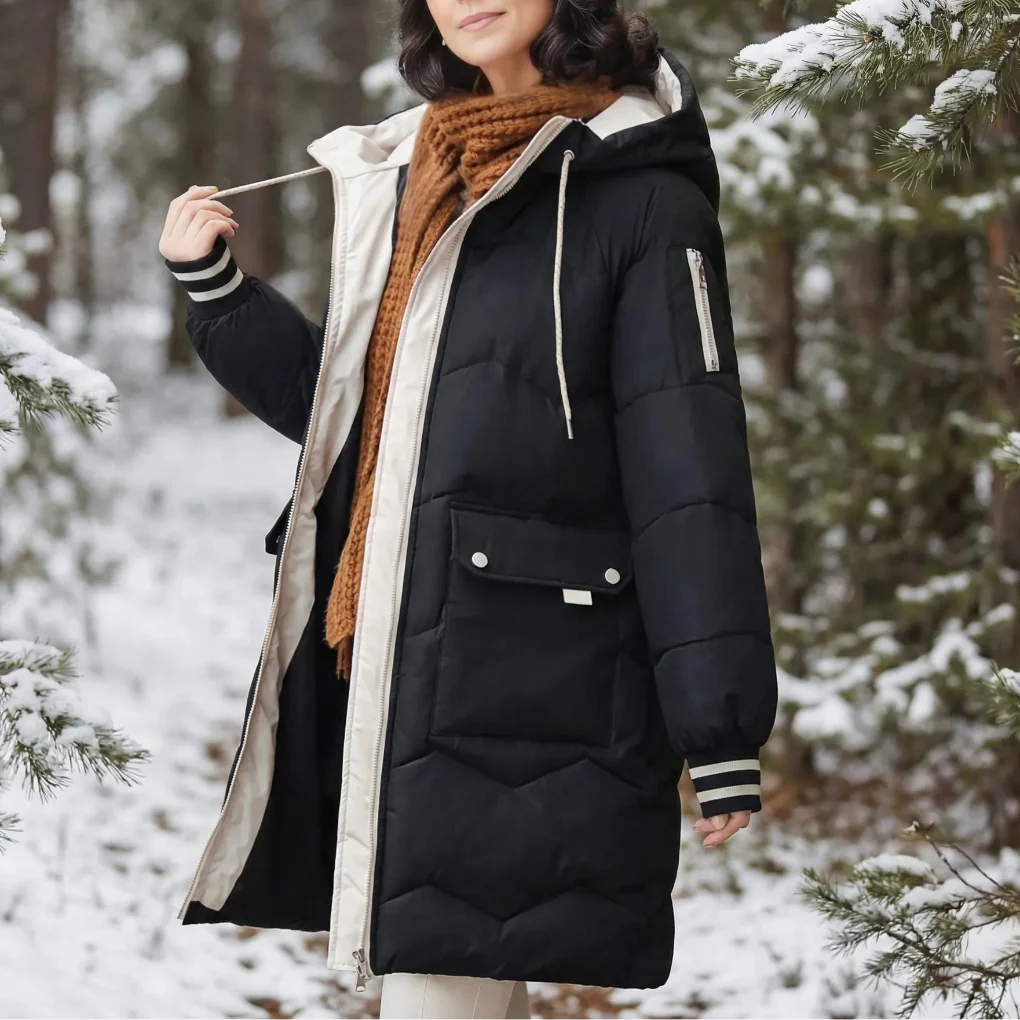 Frostova - Insulated Hooded Long Parka Coat