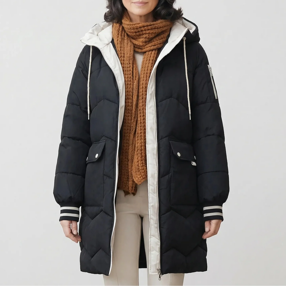 Frostova - Insulated Hooded Long Parka Coat