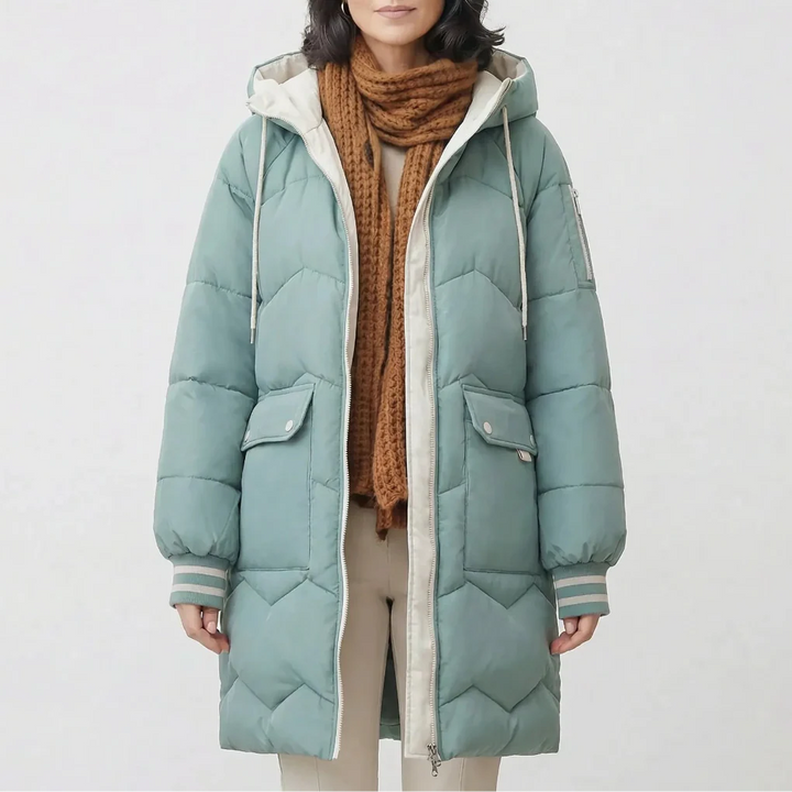 Frostova - Insulated Hooded Long Parka Coat