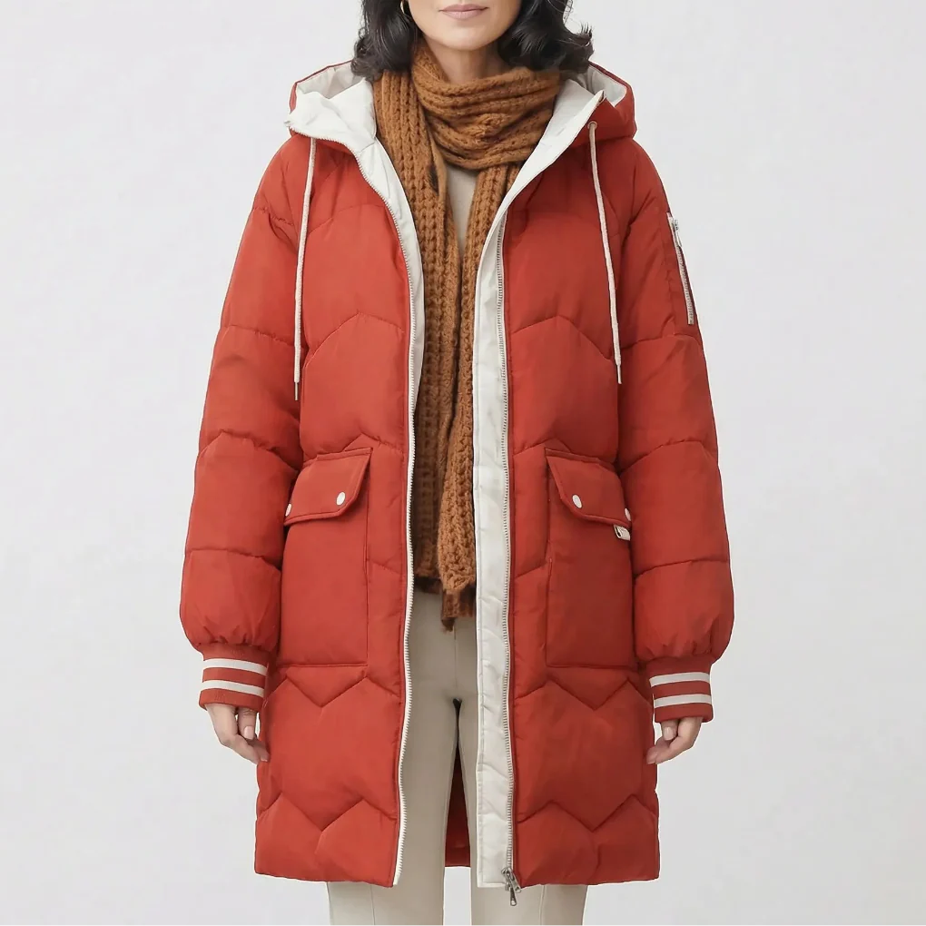 Frostova - Insulated Hooded Long Parka Coat