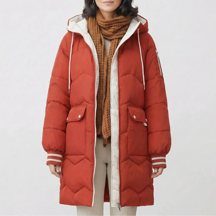 Frostova - Insulated Hooded Long Parka Coat