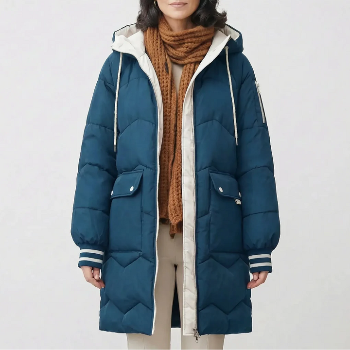 Frostova - Insulated Hooded Long Parka Coat