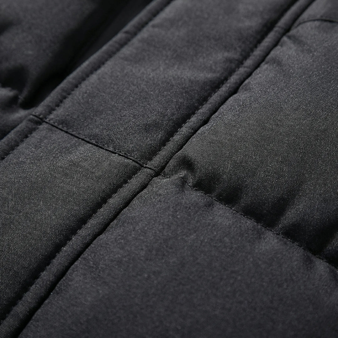 Frostven - Quilted Hooded Down Jacket For Men