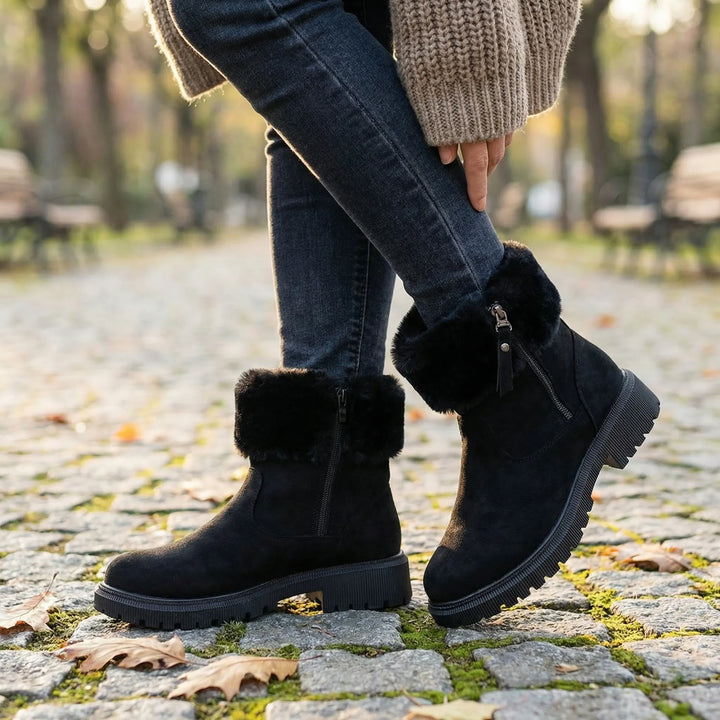 Frovina - Faux Fur-Lined Ankle Boot