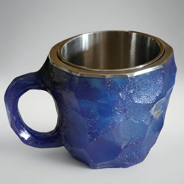 Gemlux - Faceted Gemstone-Style Coffee Mug
