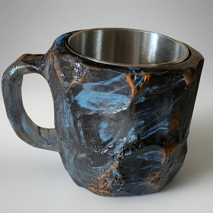 Gemlux - Faceted Gemstone-Style Coffee Mug