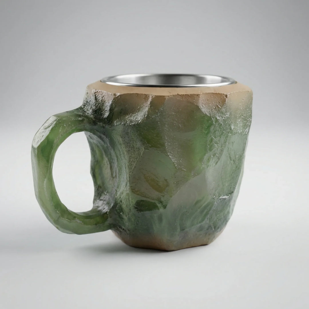 Gemlux - Faceted Gemstone-Style Coffee Mug