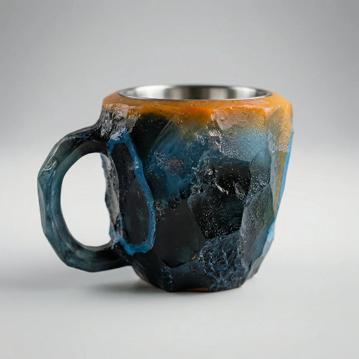 Gemlux - Faceted Gemstone-Style Coffee Mug