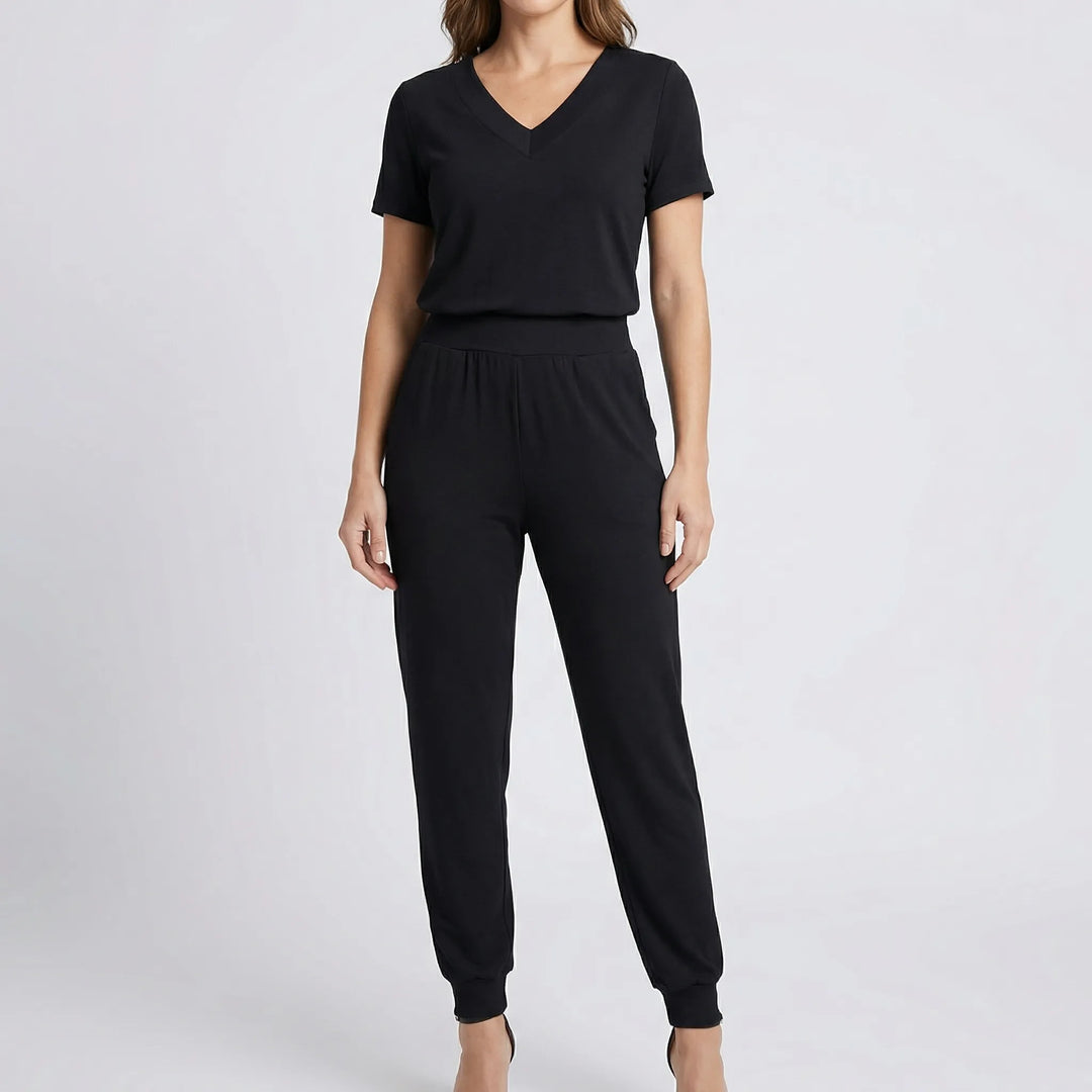 Glamera - Printed Two-Piece Top And Pants Set