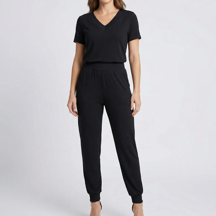 Glamera - Printed Two-Piece Top And Pants Set