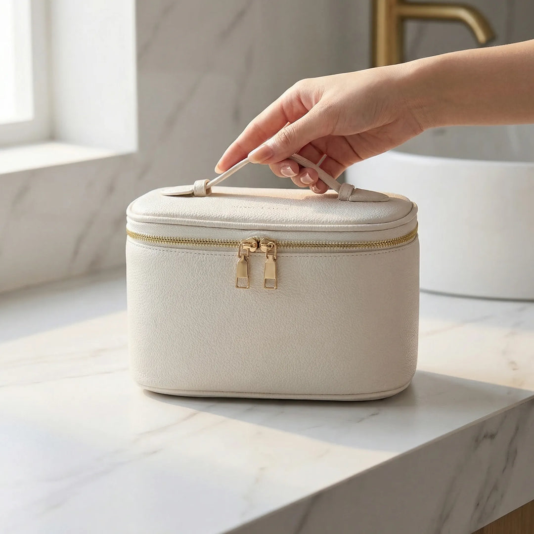 Glamette - Structured Dome-Top Cosmetics Case