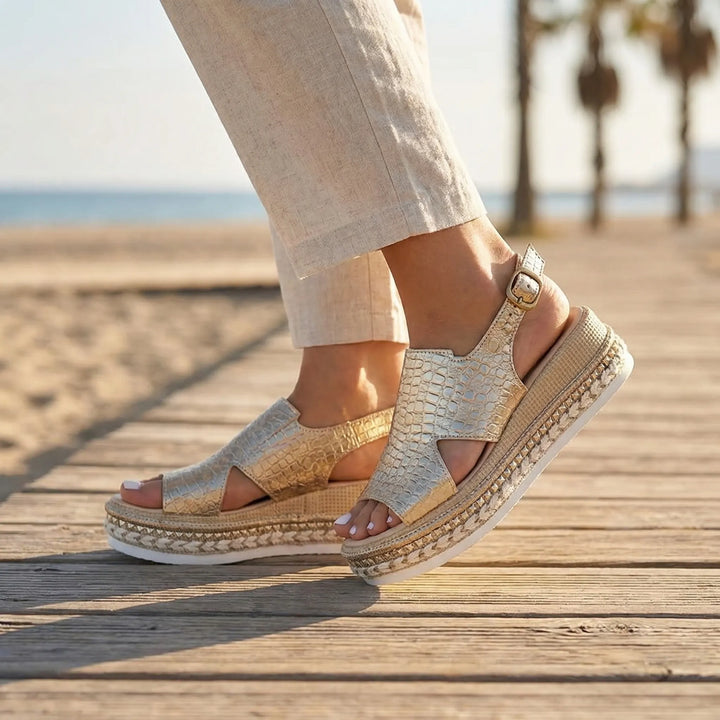 Glimmera - Platform Slingback Sandal For Women
