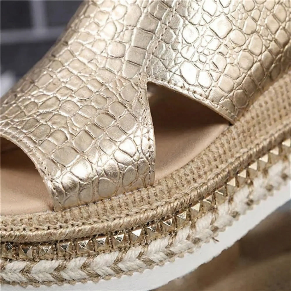 Glimmera - Platform Slingback Sandal For Women