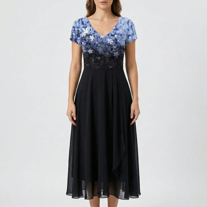 Glintessa - Sequin Bodice Midi Dress
