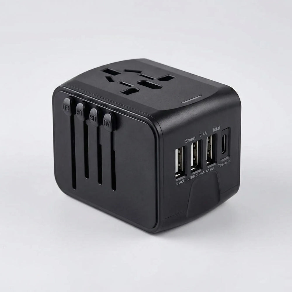 Globtrex - Compact All-In-One Universal Travel Adapter