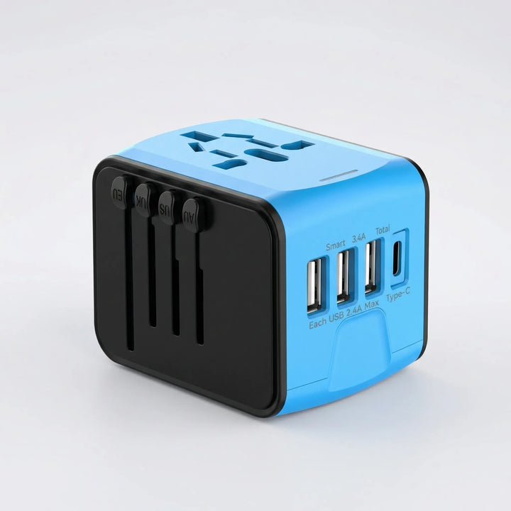 Globtrex - Compact All-In-One Universal Travel Adapter
