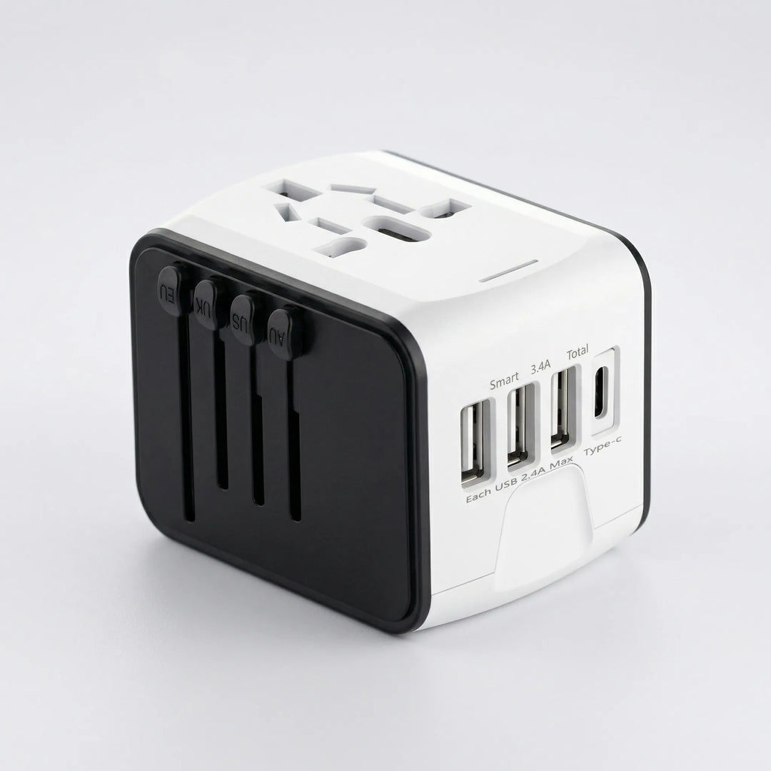 Globtrex - Compact All-In-One Universal Travel Adapter