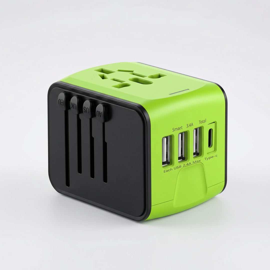 Globtrex - Compact All-In-One Universal Travel Adapter