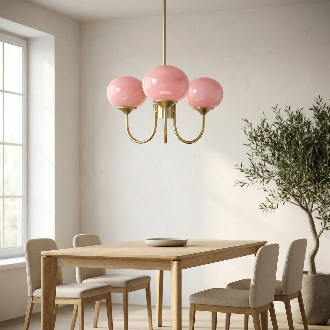 Glomara - Multi-Head Globe Shade Chandelier