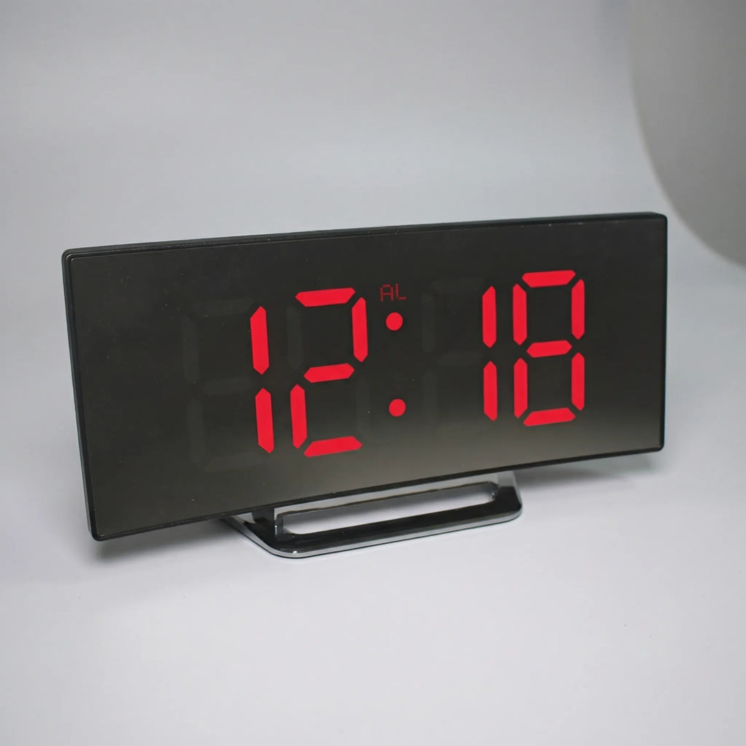 GlowArc - Curved LED Digital Alarm Clock