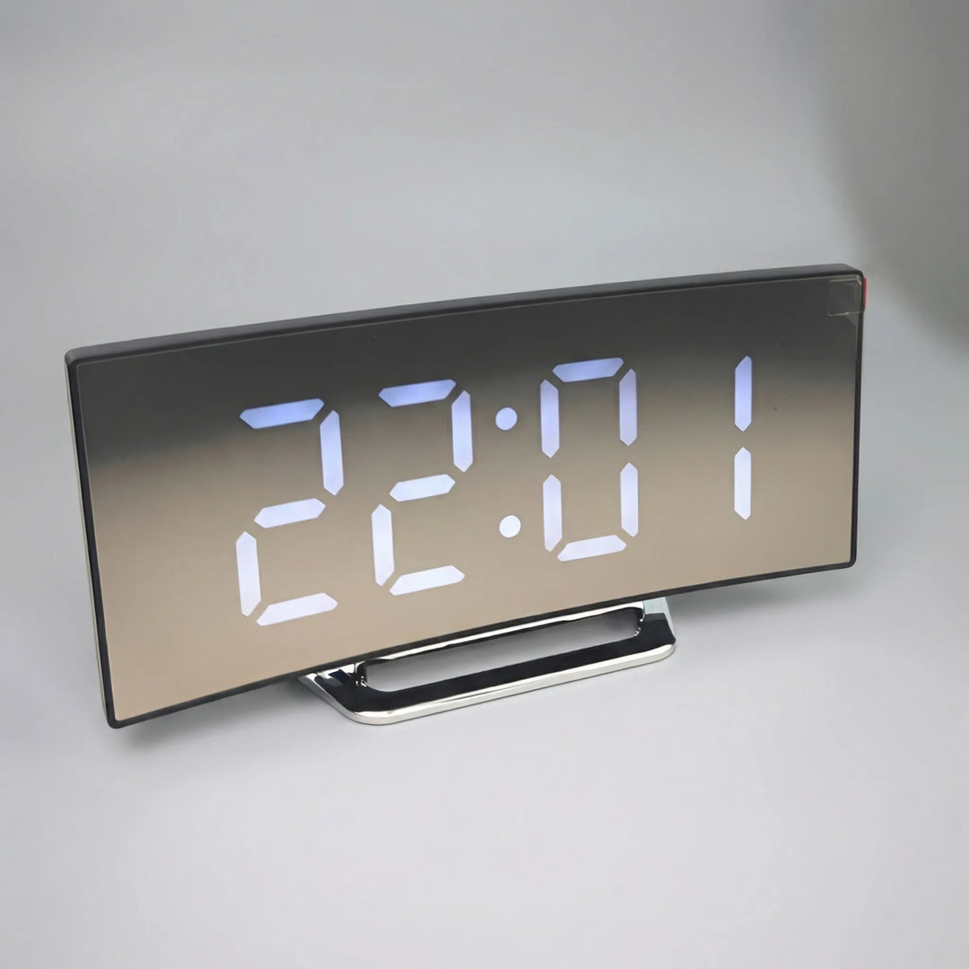 GlowArc - Curved LED Digital Alarm Clock