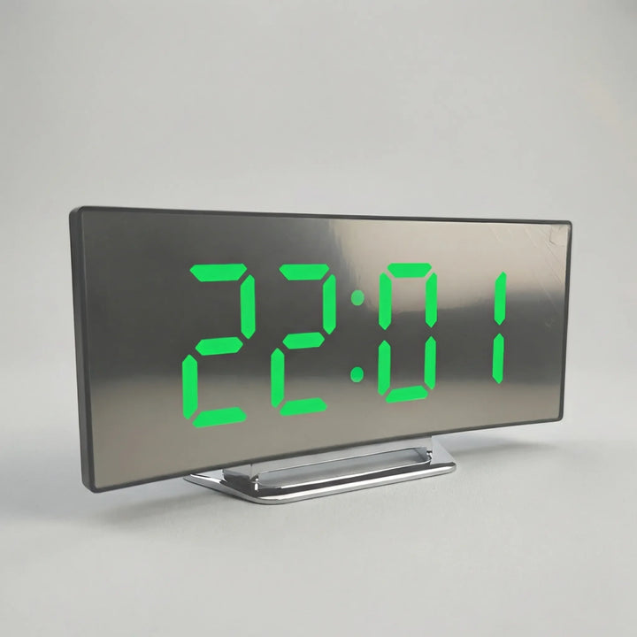 GlowArc - Curved LED Digital Alarm Clock