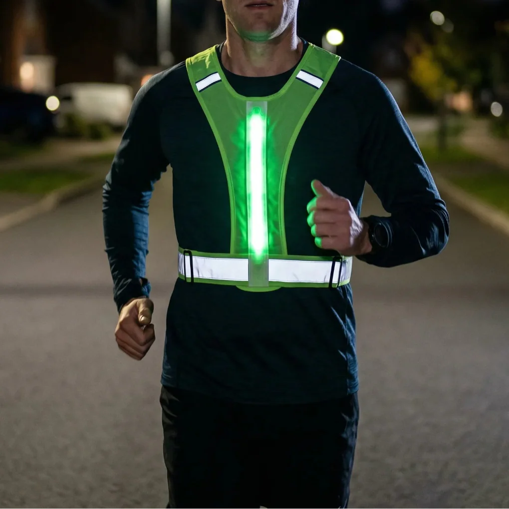 Glowstrap - LED Reflective Safety Running Vest