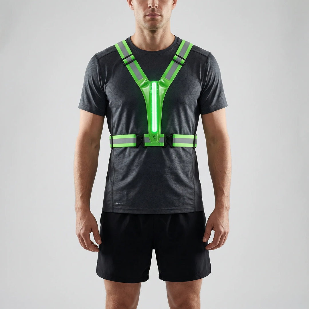 Glowstrap - LED Reflective Safety Running Vest