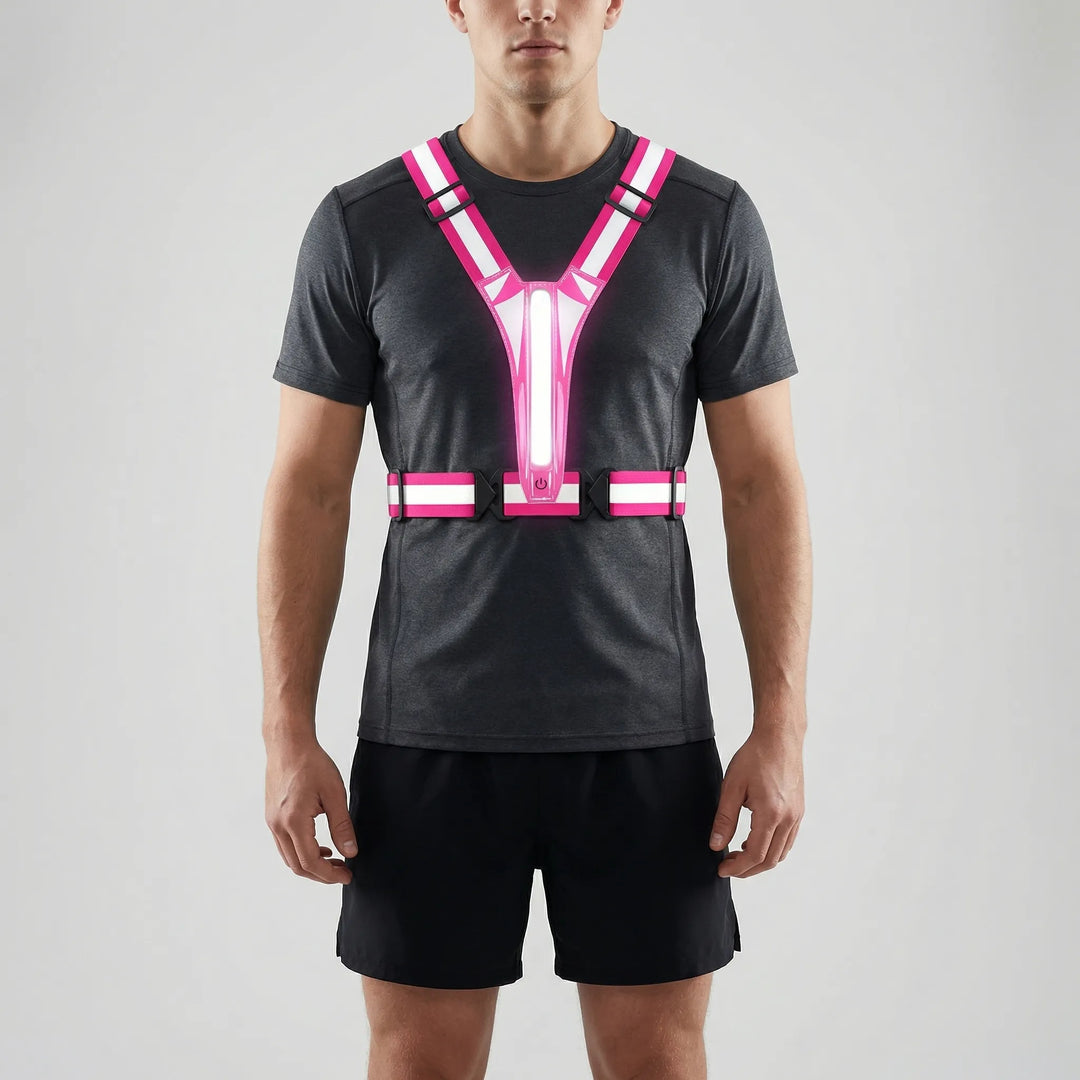 Glowstrap - LED Reflective Safety Running Vest