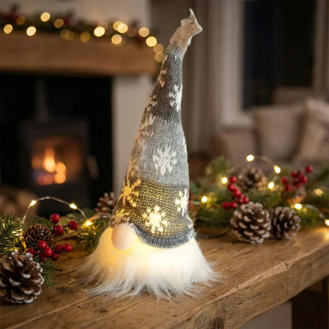Gnomlix - LED Lit Hanging Gnome Ornament