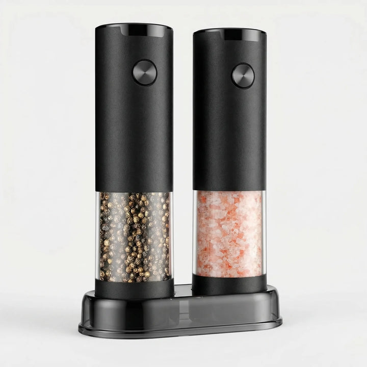 Grindovex - Battery-Powered Electric Spice Mill Set