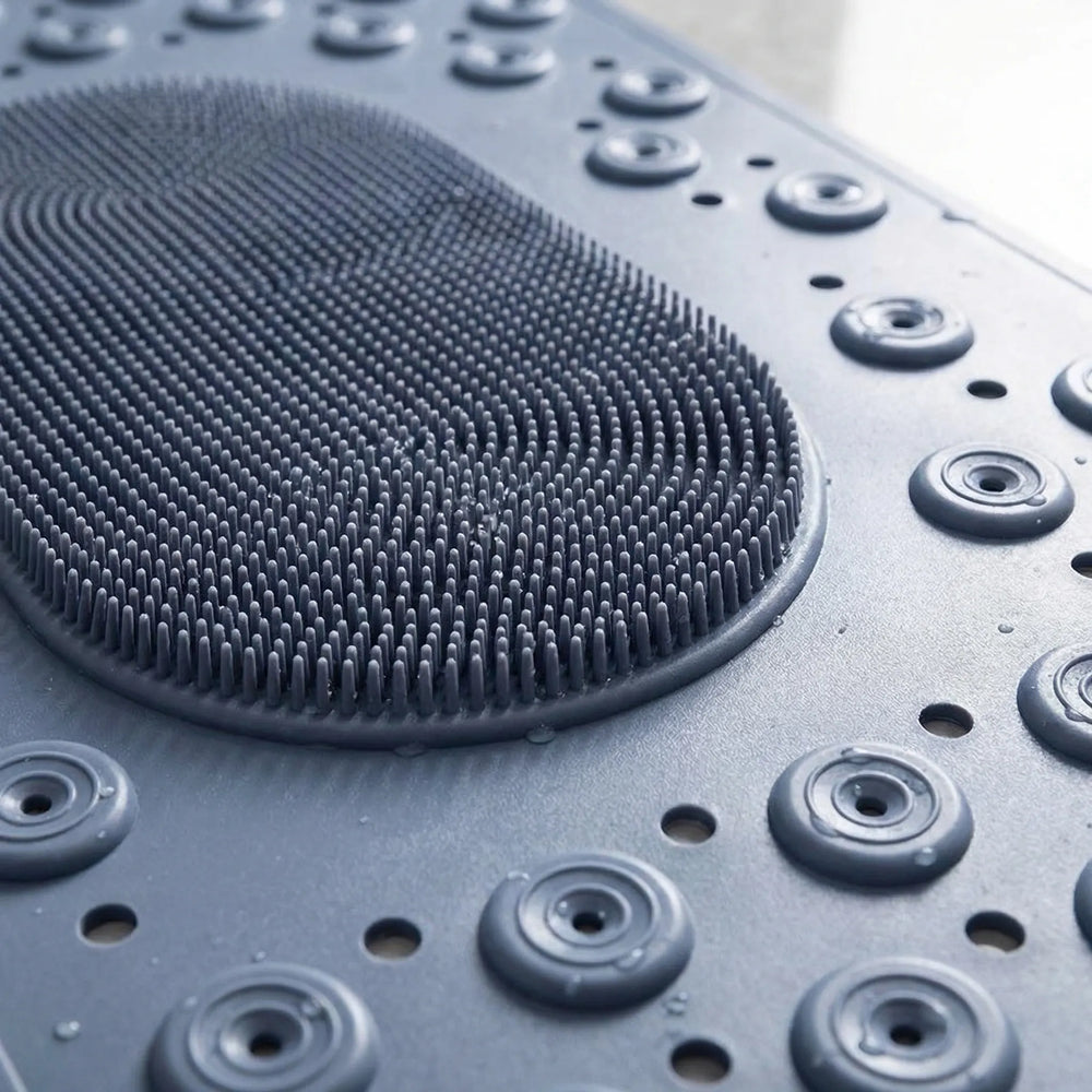 Grippex - Non-Slip Shower Mat With Foot Scrubber