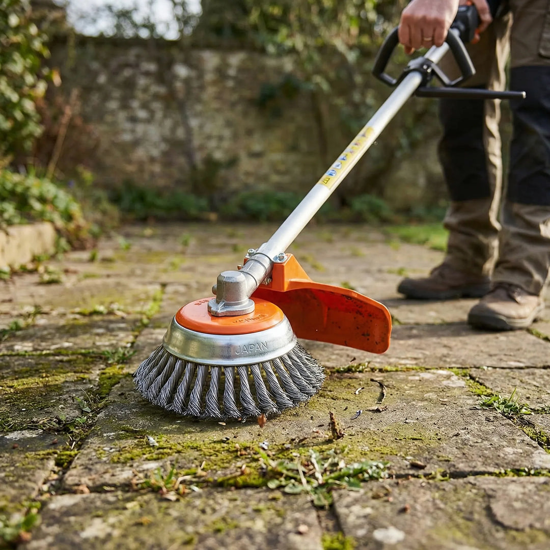 Gruvex - Heavy-Duty Wire Brush Trimmer Head
