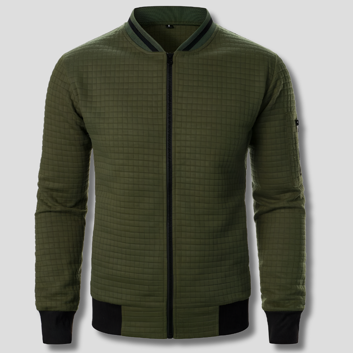 Bekväm och Varm Mäns Zip-Up Tröja