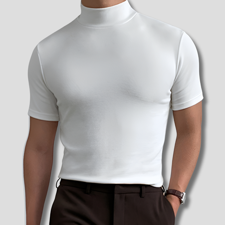 Andningsbar Herr Turtleneck Skjorta