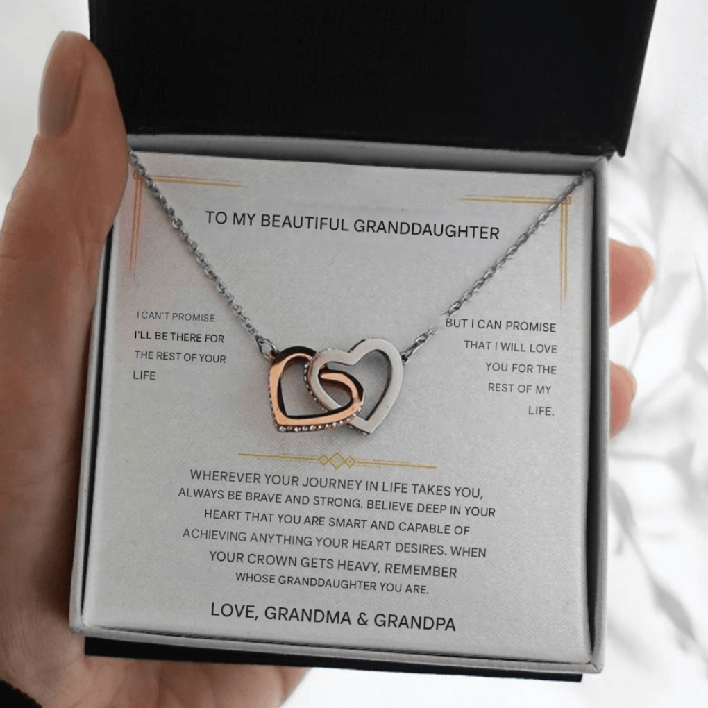 Hearlink - Interlocking Heart Pendant Necklace