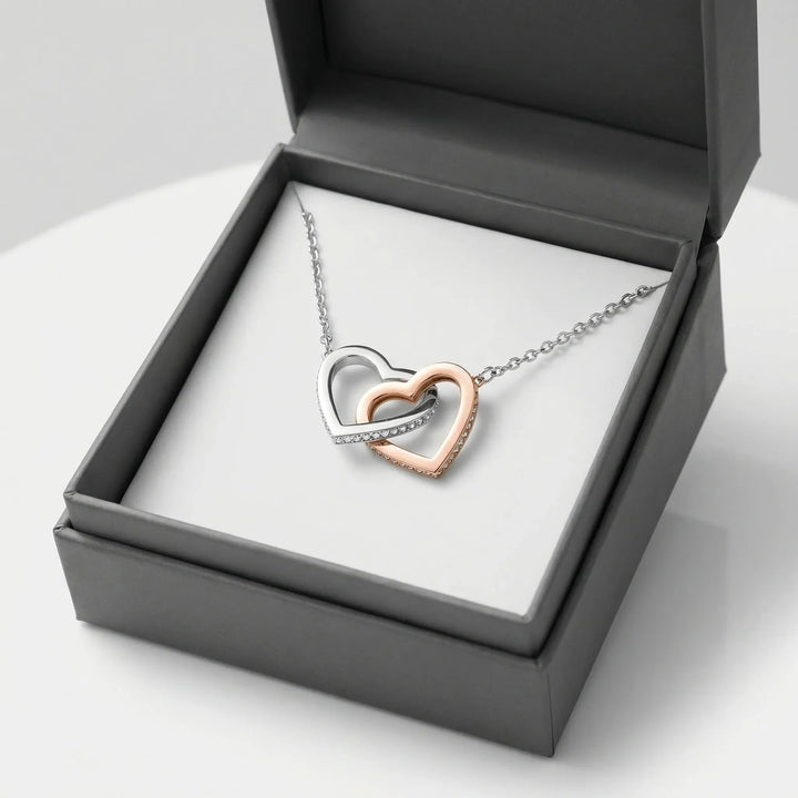 Heartlinq - Interlocking Hearts Pendant Necklace