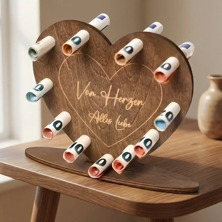 Heartvow - Heart-Shaped Decorative Gift Display Stand