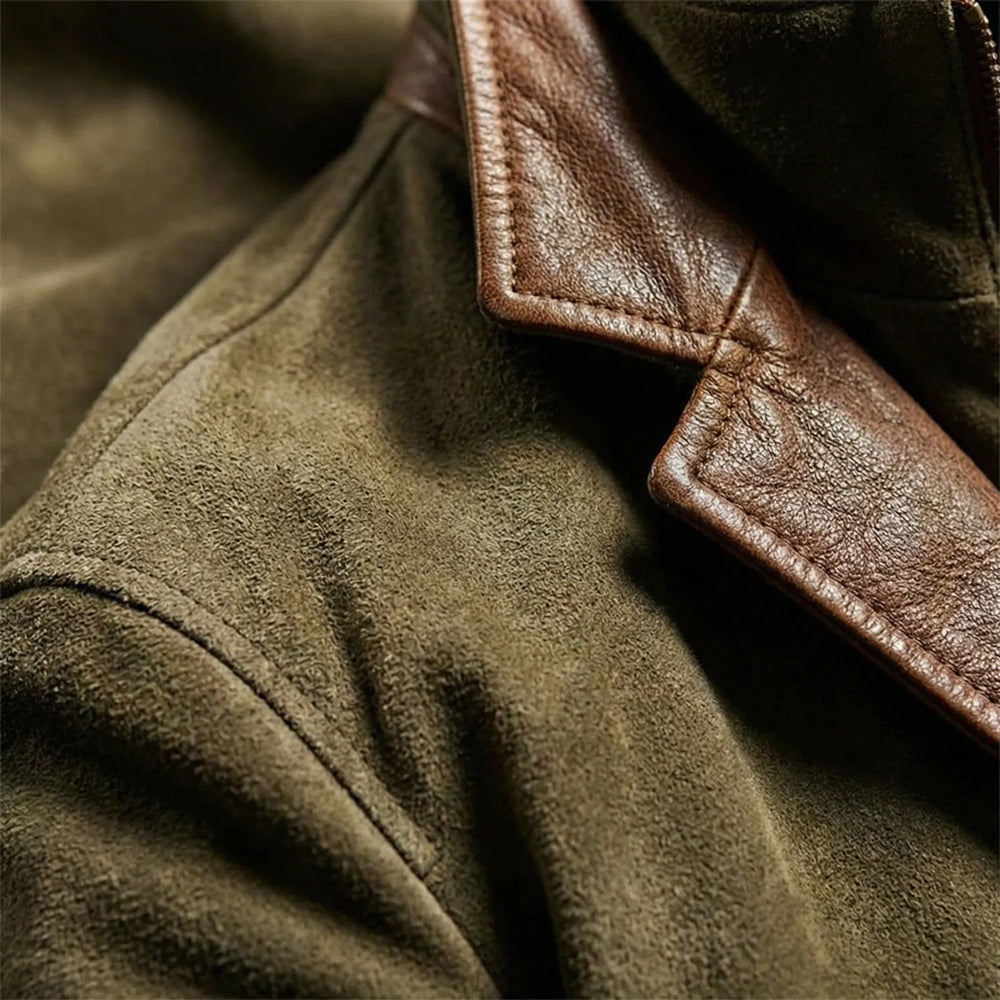 Heritawn - Heritage-Inspired Men's Button-Front Jacket