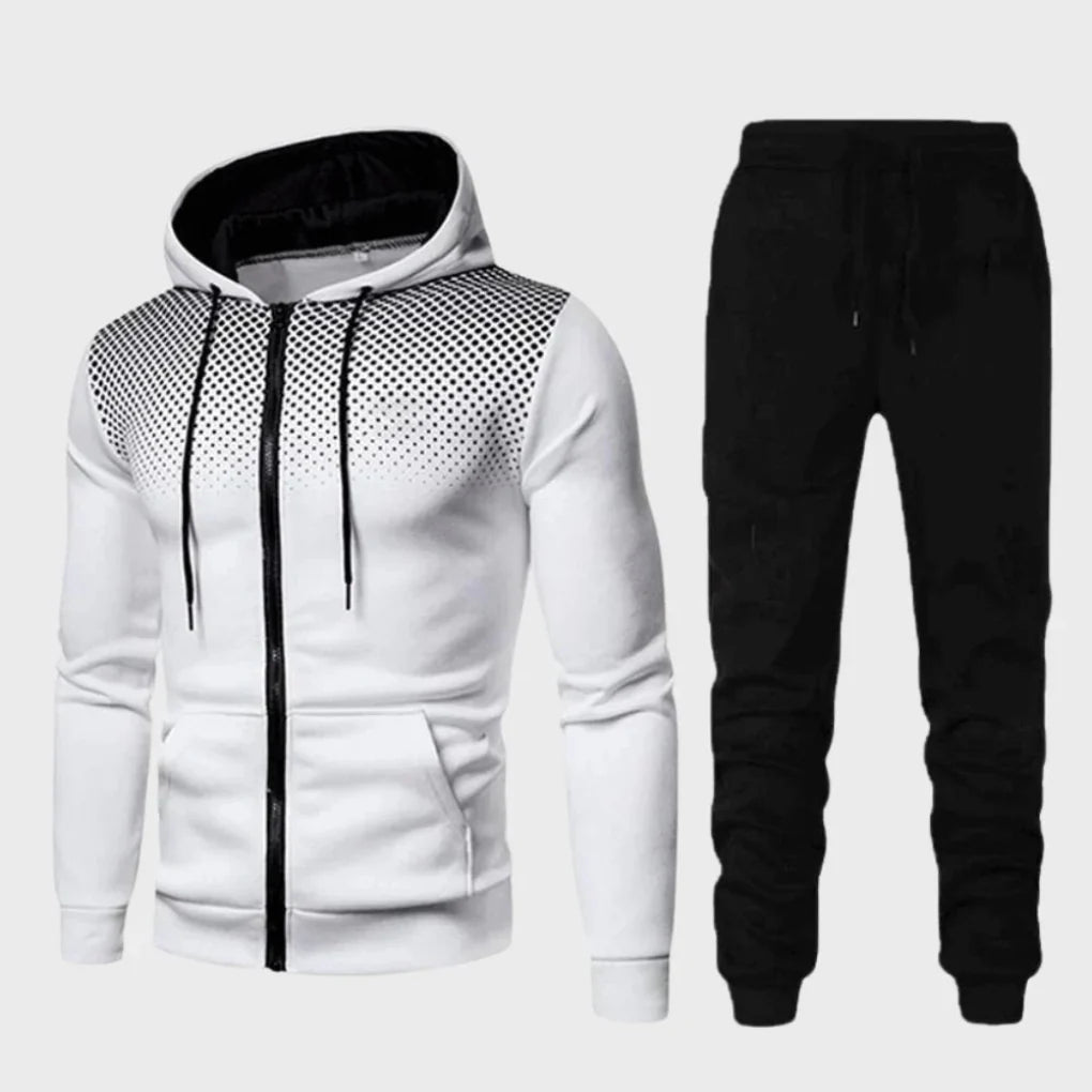 Snyggt herrtracksuit för komfort och prestanda