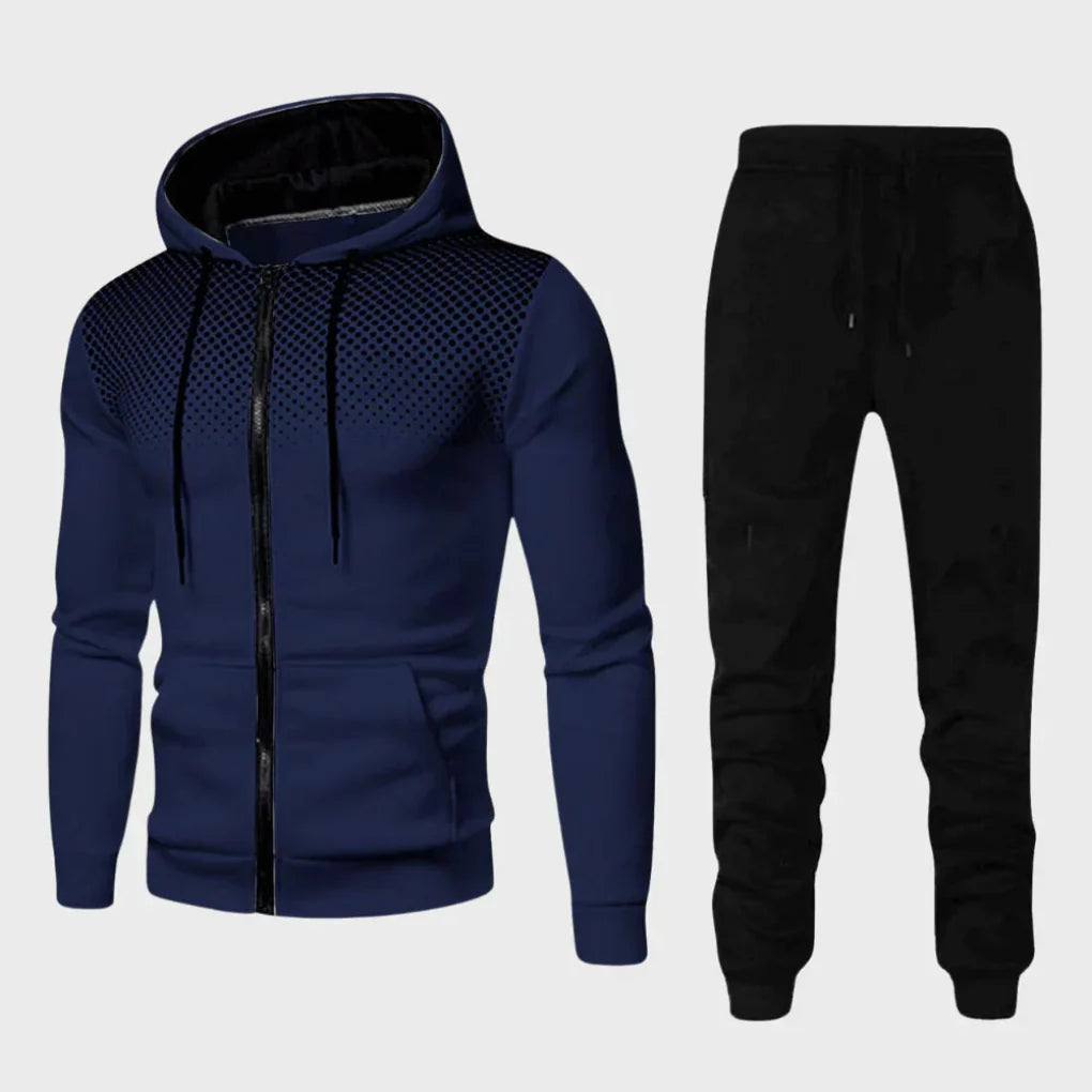 Snyggt herrtracksuit för komfort och prestanda