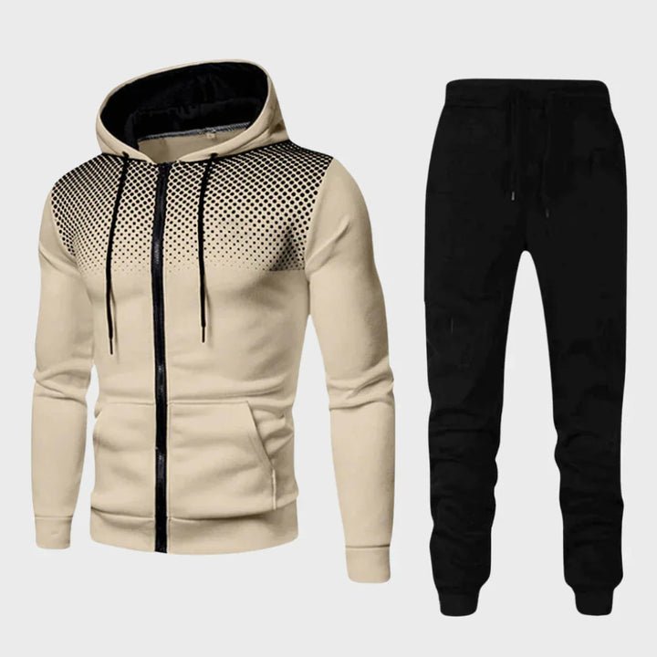 Snyggt herrtracksuit för komfort och prestanda