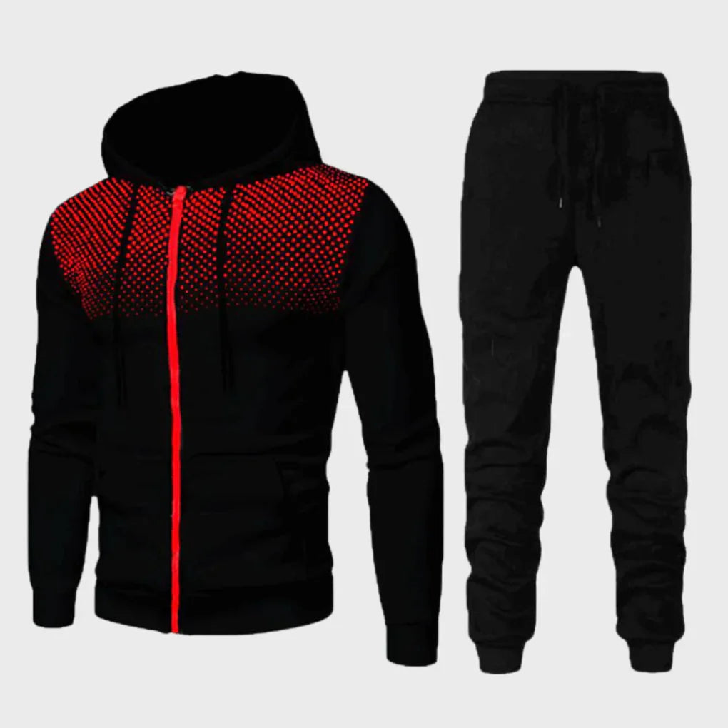 Snyggt herrtracksuit för komfort och prestanda