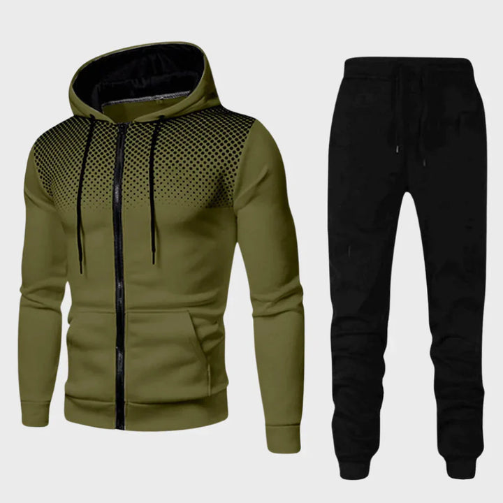Snyggt herrtracksuit för komfort och prestanda