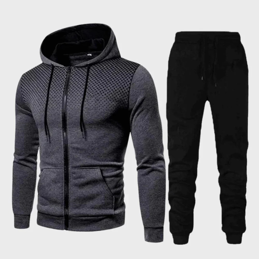 Snyggt herrtracksuit för komfort och prestanda