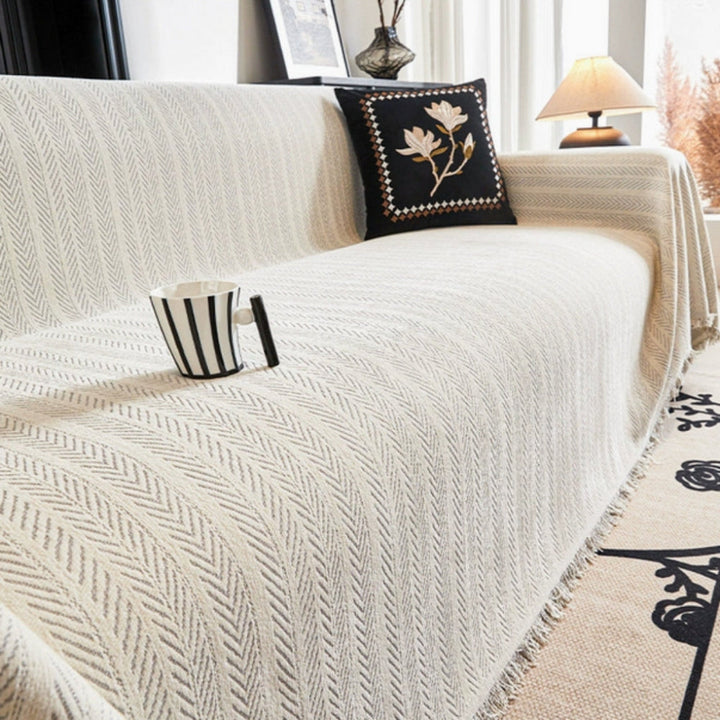 Herringbone Chenille Sofföverdrag