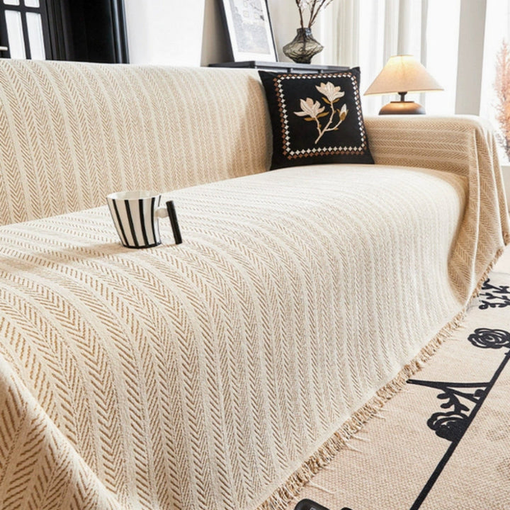 Herringbone Chenille Sofföverdrag